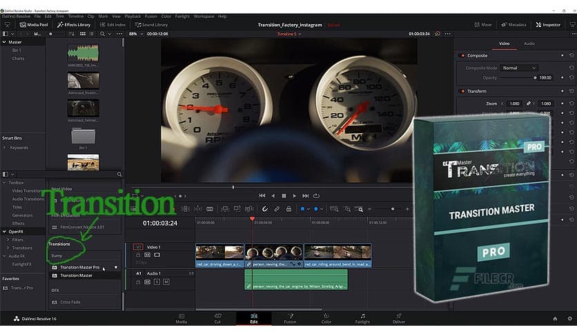 Aescripts Transition Master Pro 1.0 for AE/PR/NUKE/DAVINCI