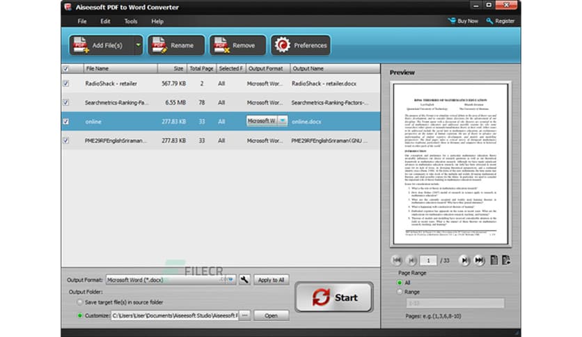 Aiseesoft PDF to Word Converter 3.3.52