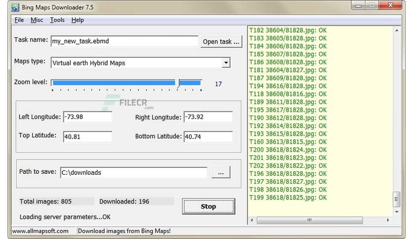 AllMapSoft Bing Maps Downloader 7.535