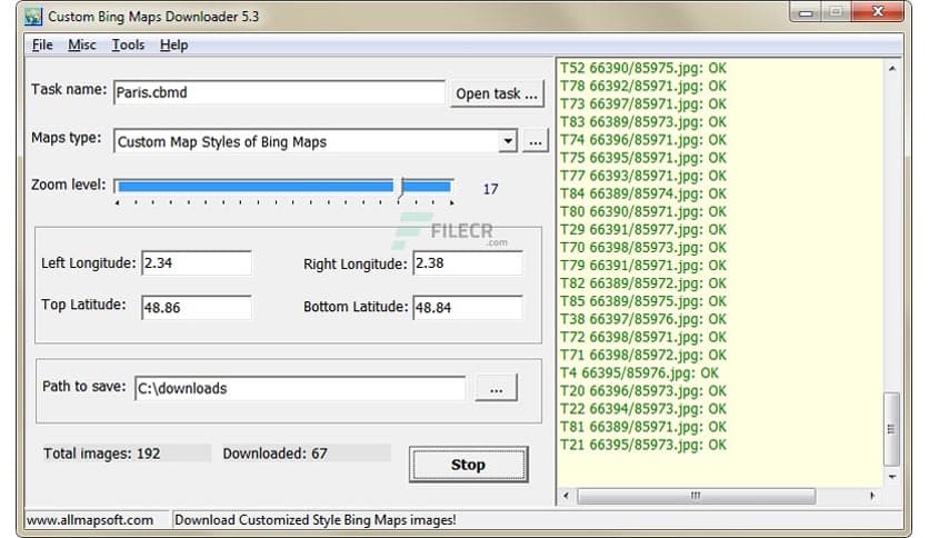 AllMapSoft Custom Bing Maps Downloader 5.302