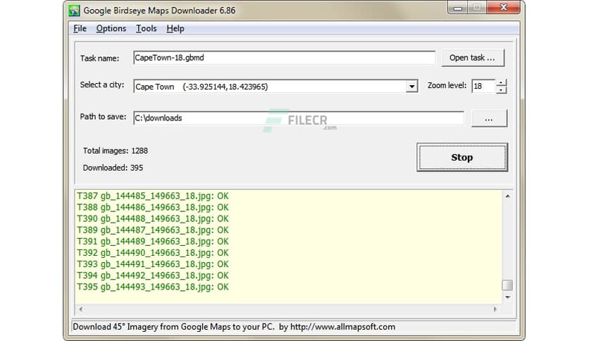 AllmapSoft Google Birdseye Maps Downloader 7.00