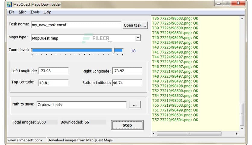 AllMapSoft Mapquest Maps Downloader 5.234