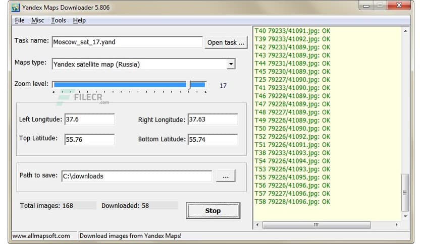 AllMapSoft Yandex Maps Downloader 5.832