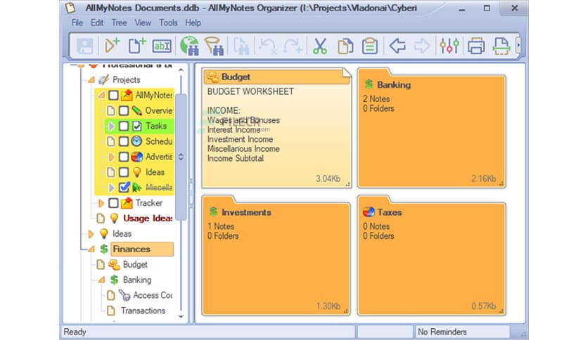 AllMyNotes Organizer Deluxe 4.12.1285