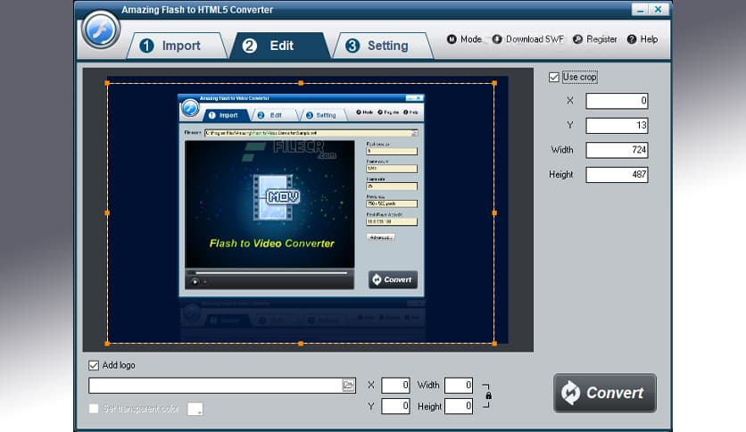 Amazing Flash to HTML5 Converter 4.3.0.0