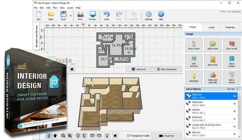 AMS Software Interior Design 3D v3.25