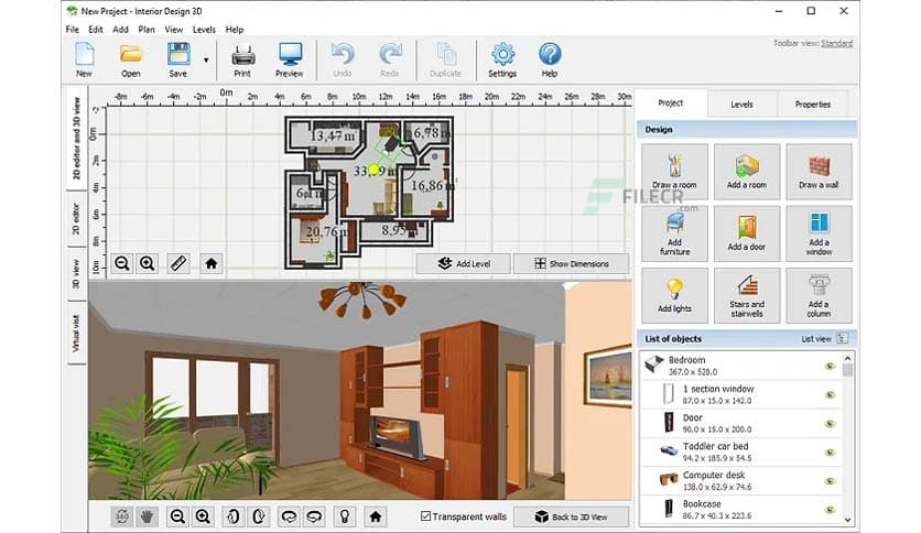 AMS Software Interior Design 3D v3.25