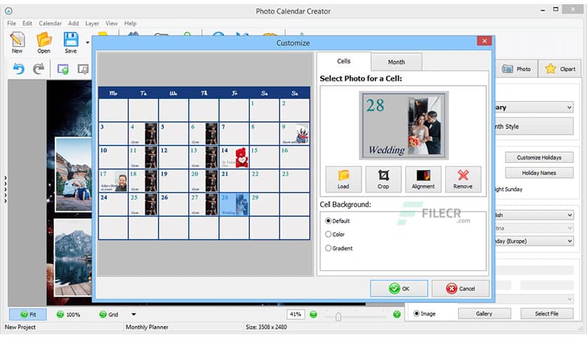 AMS Software Photo Calendar Creator Pro 20.0