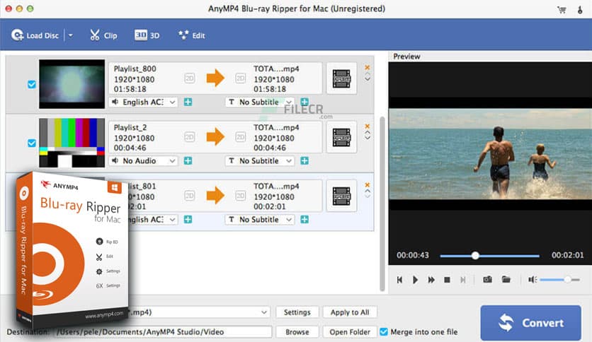 AnyMP4 Blu-ray Ripper 9.0.72