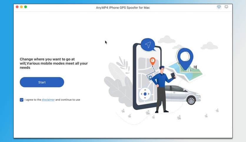 AnyMP4 iPhone GPS Spoofer 1.0.18