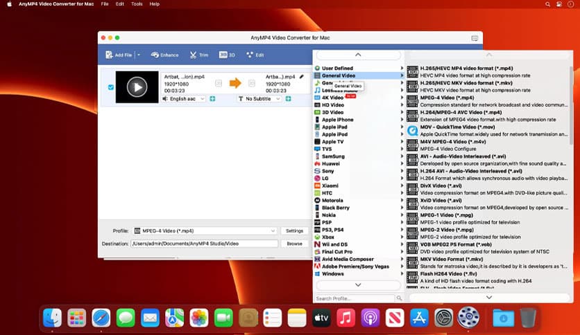AnyMP4 Video Converter 8.2.30