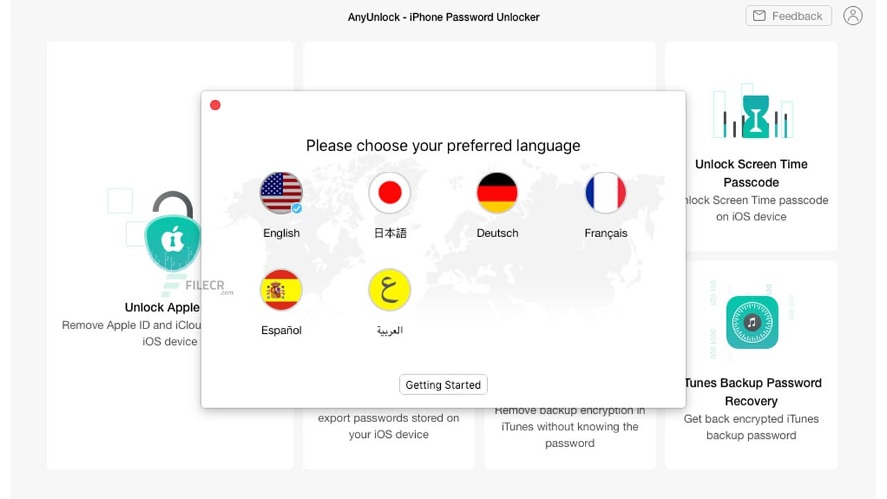 AnyUnlock – iPhone Password Unlocker 2.0.1
