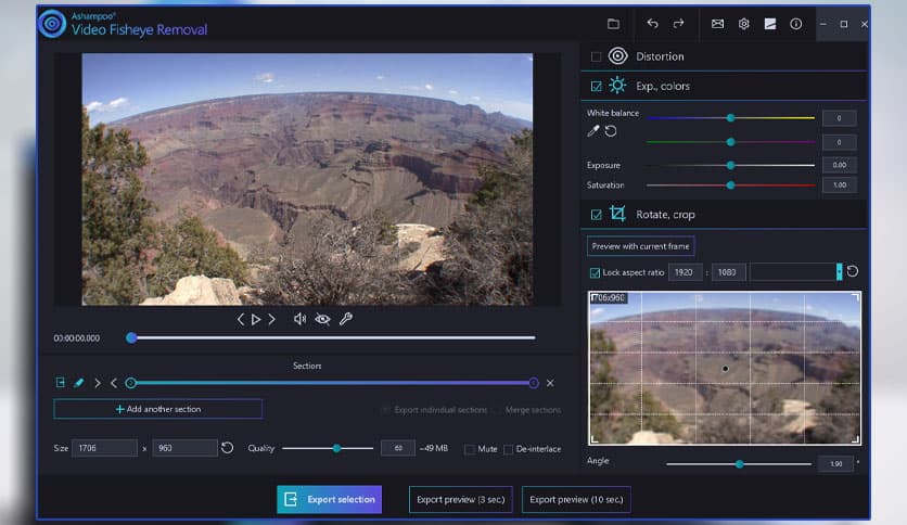 Ashampoo Video Fisheye Removal 1.0.0
