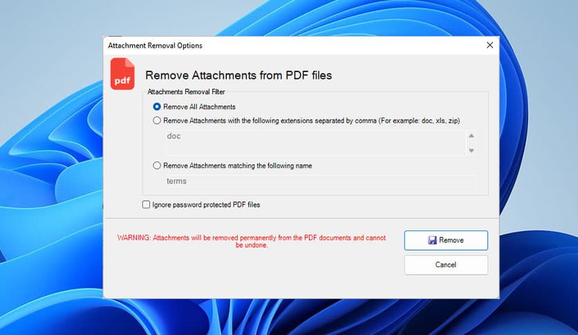 AssistMyTeam PDF Attachment Remover 1.0.903.0
