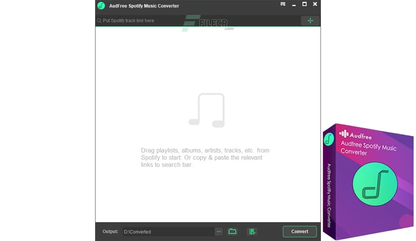 AudFree Spotify Music Converter 2.16.1.102