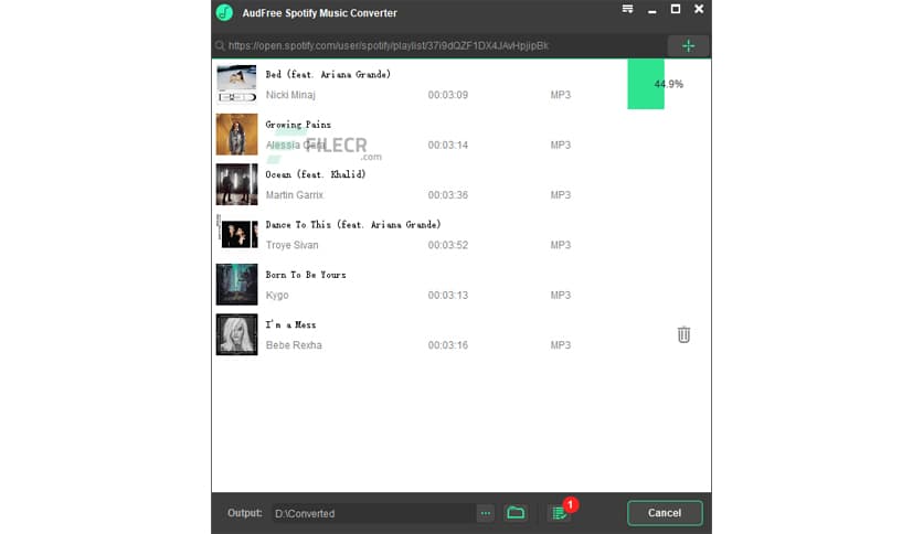 AudFree Spotify Music Converter 2.16.1.102