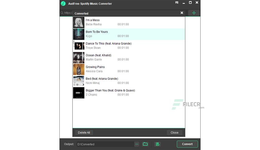 AudFree Spotify Music Converter 2.16.1.102