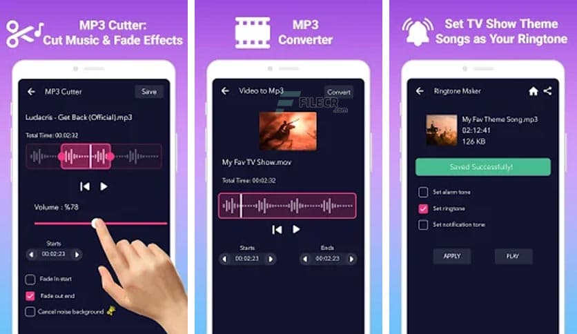 AudioApp: MP3 Cutter, Ringtone Maker, Audio Editor 2.3.7