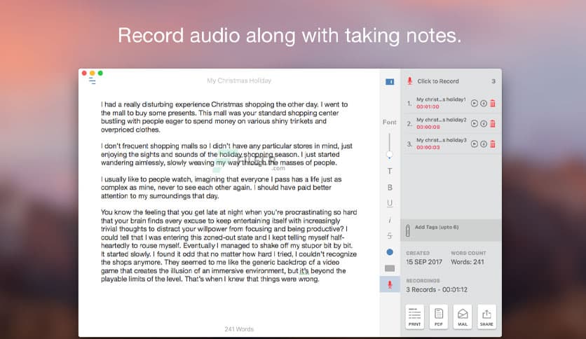 Auditory – Rec lecture & notes 1.1