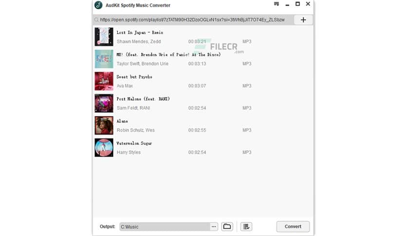 AudKit Spotify Music Converter 2.3.2.140
