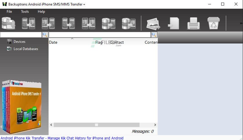Backuptrans Android iPhone SMS Transfer Plus 3.2.49