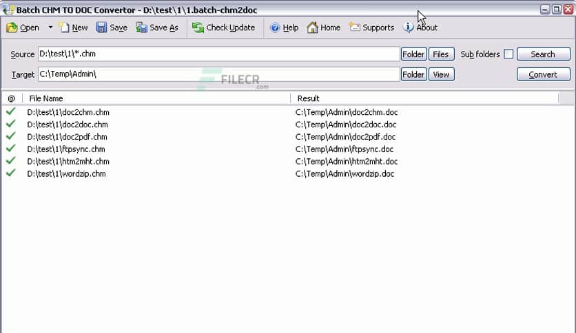 Batch CHM to Word (DOC) Converter 2025.17.1219.3604