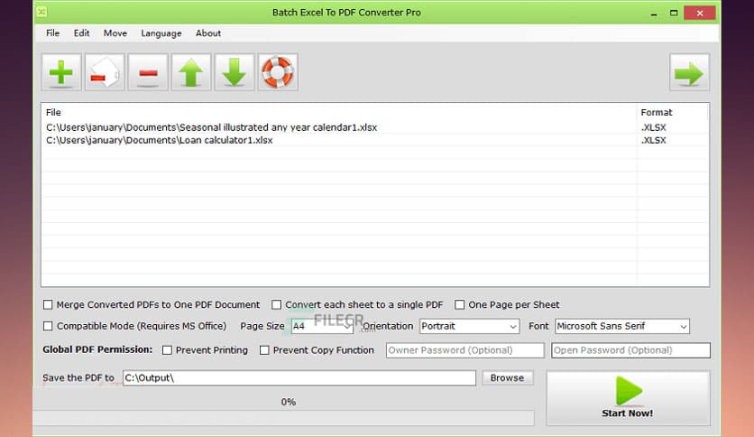 Batch Excel to PDF Converter Pro 1.3