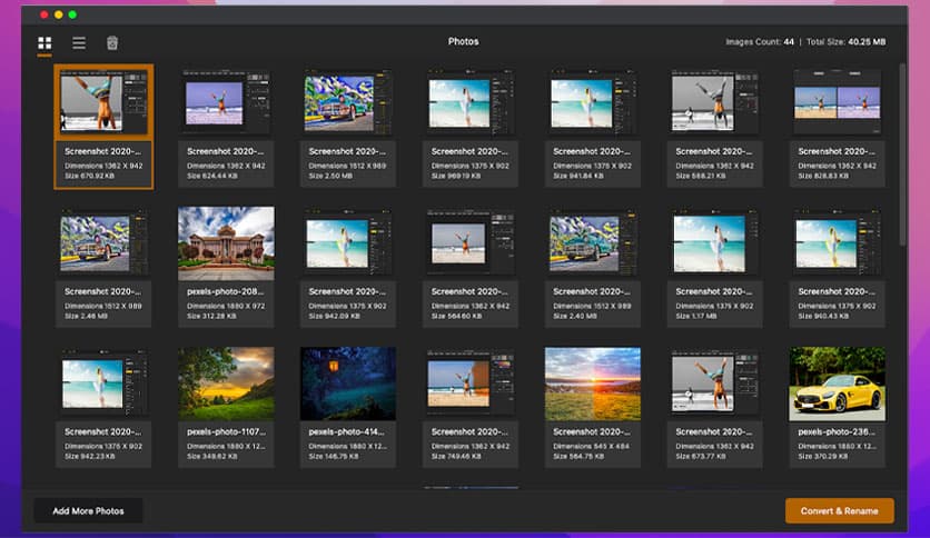 Batch Rename & Convert Photos 1.2