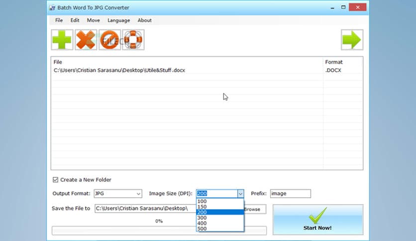 Batch Word to JPG Converter Pro 1.4.3