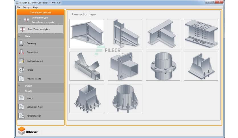 BIMware MASTER EC3 Steel Connections 15.2.0