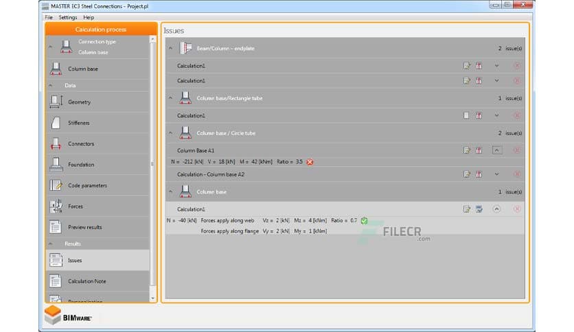 BIMware MASTER EC3 Steel Connections 15.2.0
