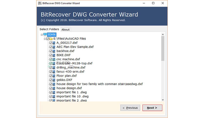 BitRecover DWG Converter Wizard 2.7