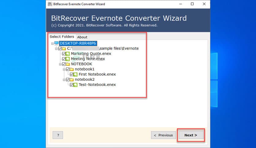 BitRecover Evernote Converter Wizard 4.0