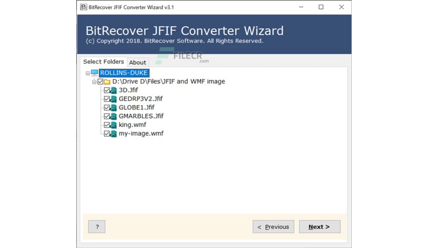 BitRecover JFIF Converter Wizard 4.0