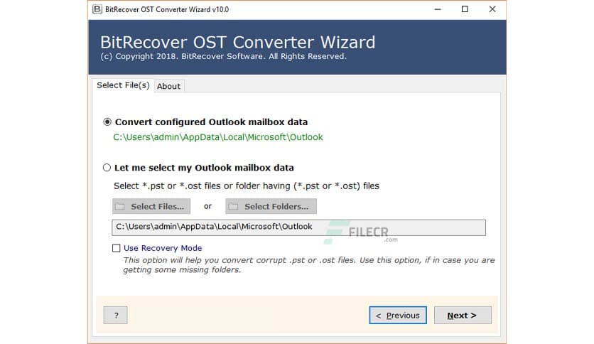 BitRecover OST Converter Wizard 15.0