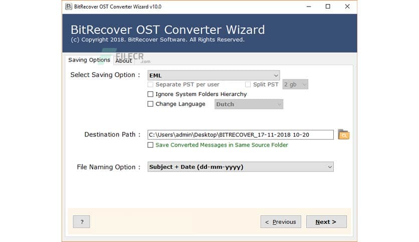 BitRecover OST Converter Wizard 15.0