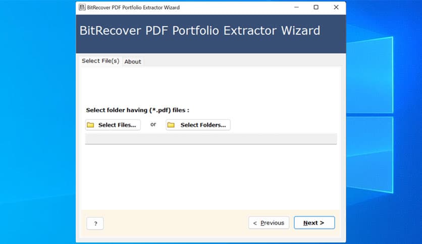 BitRecover PDF Portfolio Extractor Wizard 2.1