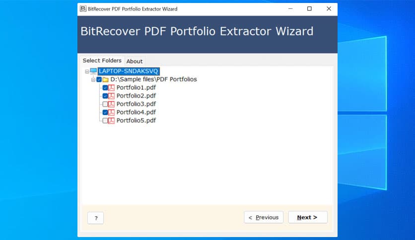 BitRecover PDF Portfolio Extractor Wizard 2.1