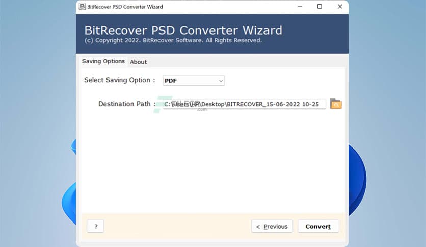 BitRecover PSD Converter Wizard 3.1