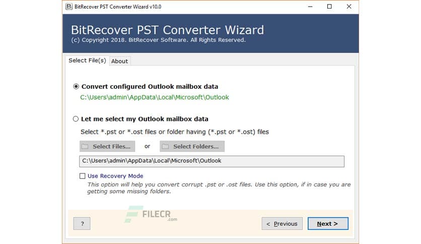 BitRecover PST Converter Wizard 26.2