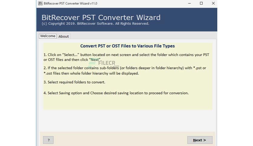 BitRecover PST to IMAP Migration Wizard 4.0
