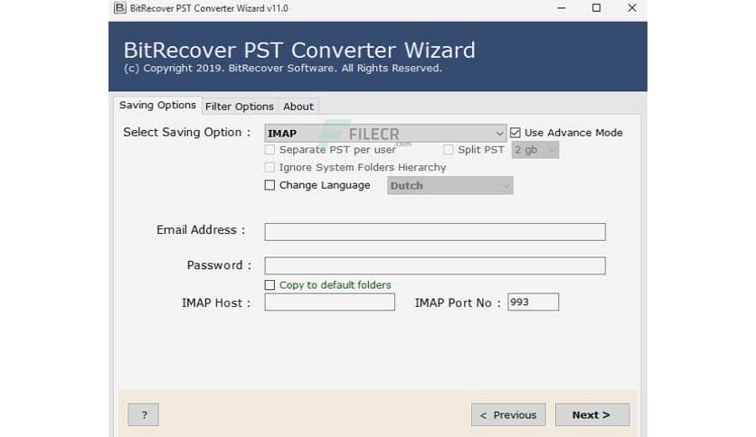 BitRecover PST to IMAP Migration Wizard 4.0
