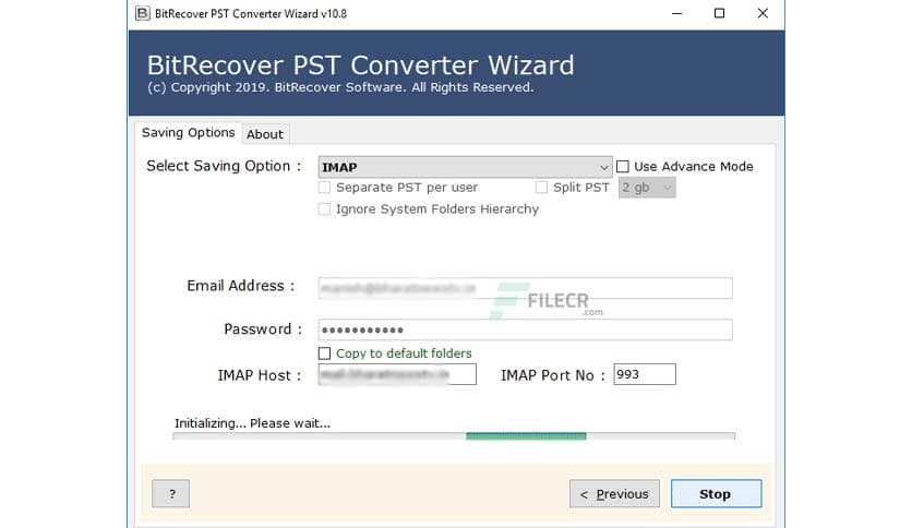 BitRecover PST to IMAP Migration Wizard 4.0