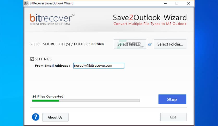 BitRecover Save2Outlook Wizard 4.2
