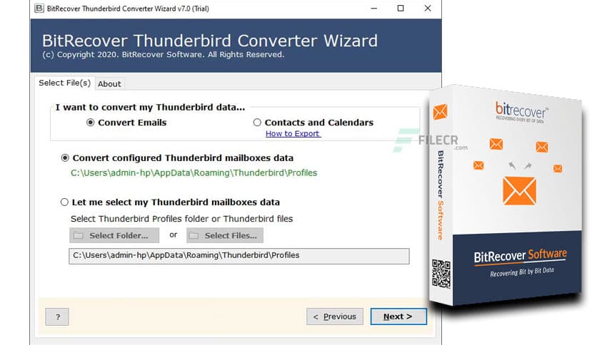 BitRecover Thunderbird Converter Wizard 7.2