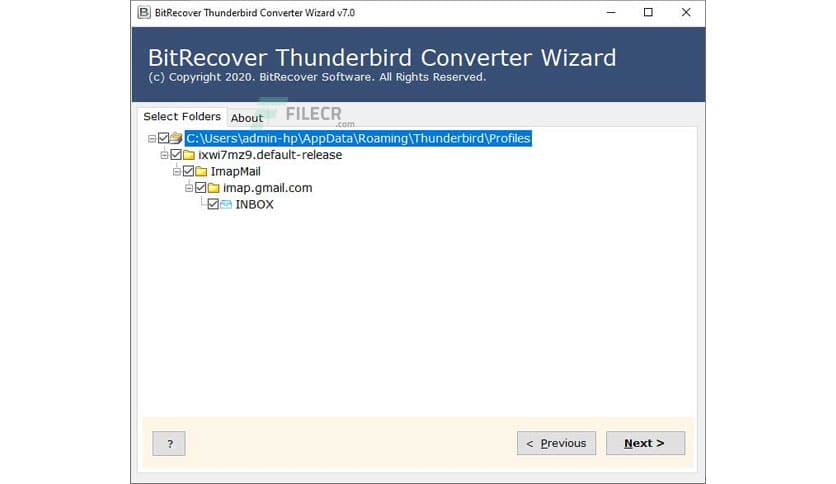 BitRecover Thunderbird Converter Wizard 7.2