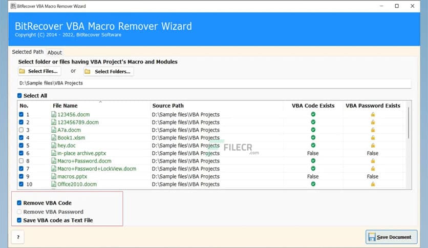 BitRecover VBA Macro Remover Wizard 4.1