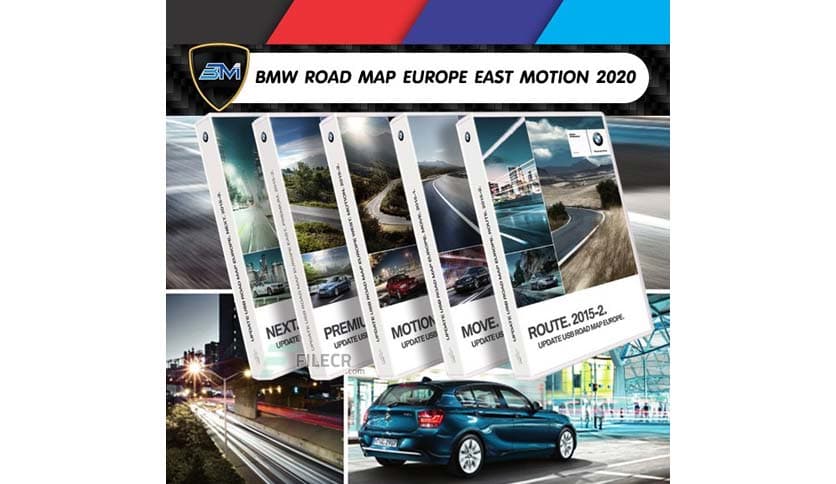 BMW Road Map Europe East MOTION 2020