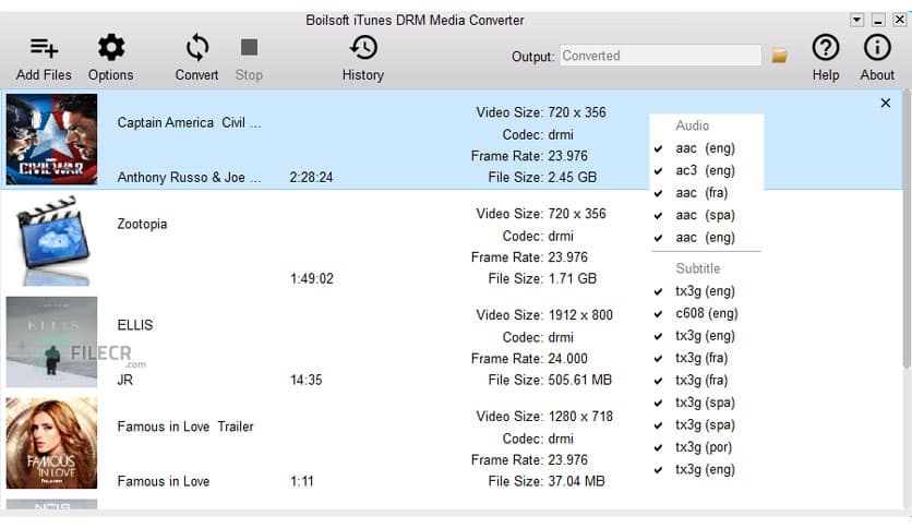 Boilsoft iTunes DRM Media Converter 1.5.4