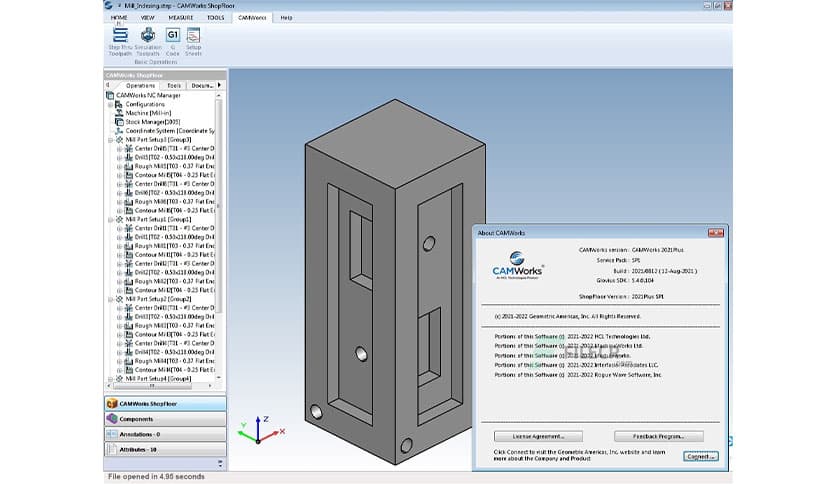 CAMWorks ShopFloor 2021 Plus SP3